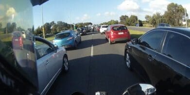 RTR SA lane filtering traffic extends