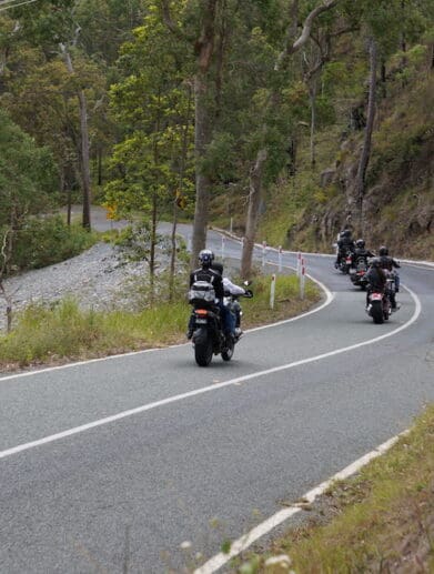 Motorcycles Gold Coast Canungra learners training road craft