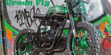 Royal Enfield Classic 500 Green Fly custom