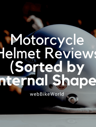 Motorcycle Helmets - Sorted by Internal Shape