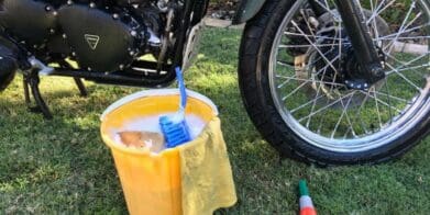 Best implement for washing your bike