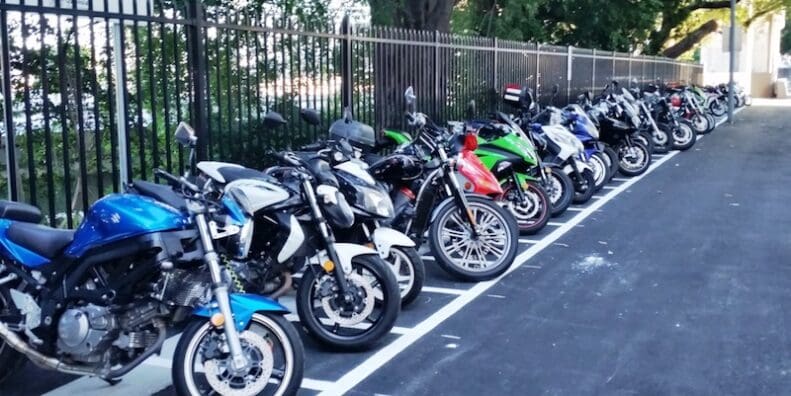 Brisbane CBD motorcycle parking spaces tolls