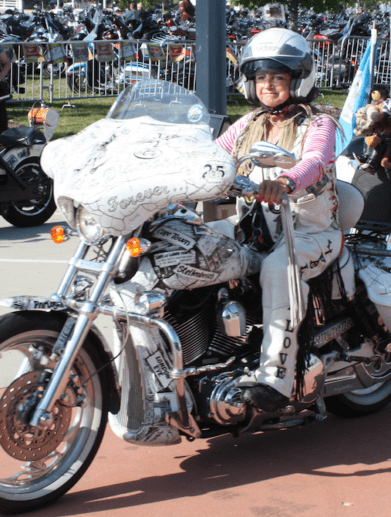 Biker sisters vie for world record