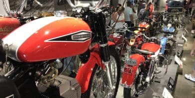 Motorcycle fans will be pleasantly surprised with the number of bikes on show at the Petersen Automotive Museum in Los Angeles.