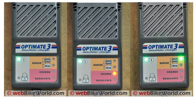 OptiMate 3 Battery Charger Review - webBikeWorld