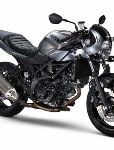 Suzuki SV650X cafe racer concept quiet