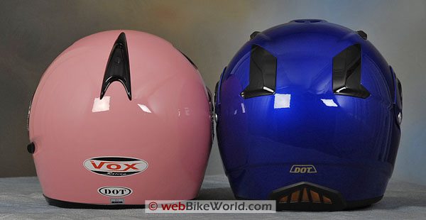 Vox Helmet and Zox Nevado - Rear View