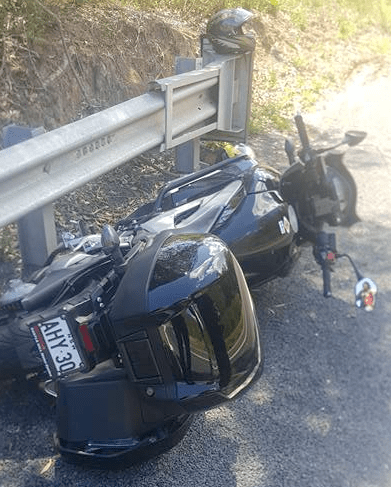 Melting tar claims first crash victim Mt Glorious weekend severe Light roads could fix melting tar Los Angelese