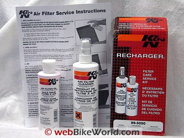 how to clean k and n air filter without kit