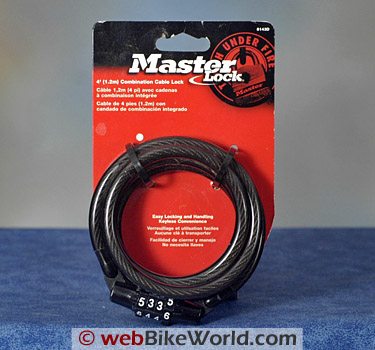 Master Lock Cable Combo Lock