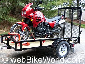 Motorcycle Flatbed Trailer Review - webBikeWorld