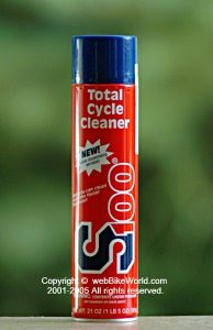 S100 Organic Motorcycle Cleaner 750 ml. Spray bottle made from