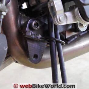 Suzuki V-Strom 1000 ABS Center Stand Review And Installation - WebBikeWorld