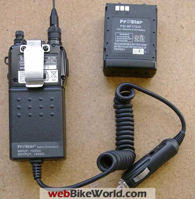 Two-Way Radio Battery Elmiinator