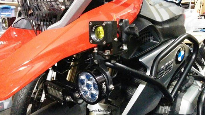 adventure motorcycle auxiliary lights