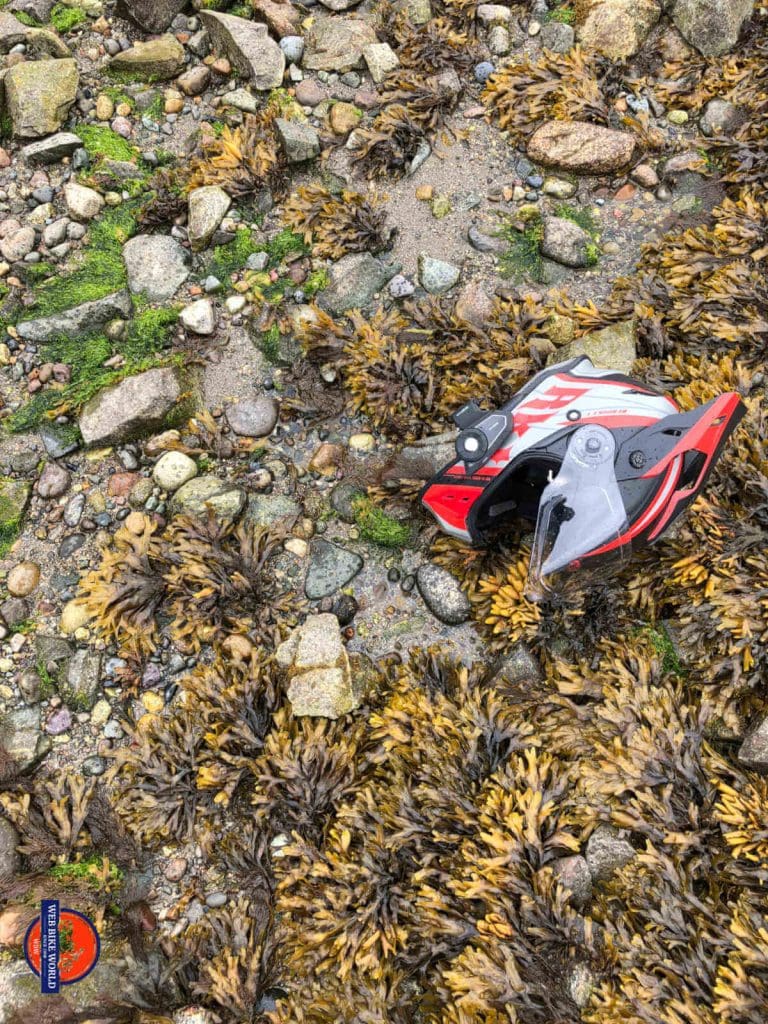 So many different colours on the shore at Kitimat.