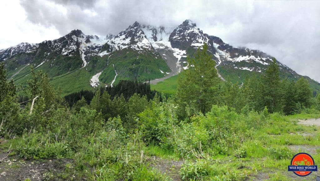 High mountains near Stewart, BC.