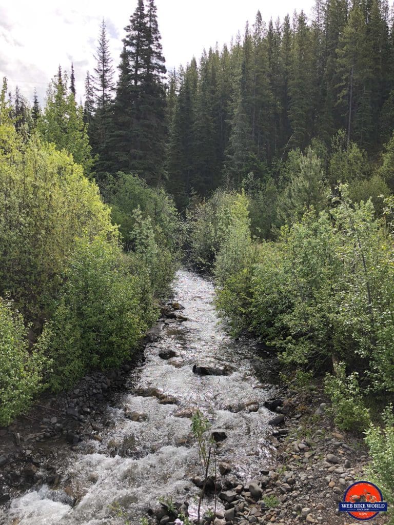 Eastman Creek along the Cassiar Highway.