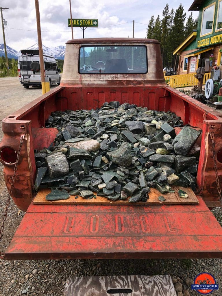 A truck load of jade.