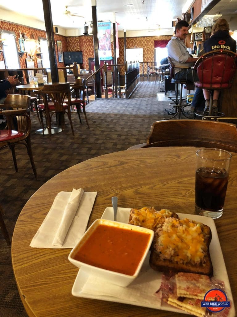 The Sourdough Saloon at the Downtown Hotel in Dawson City.