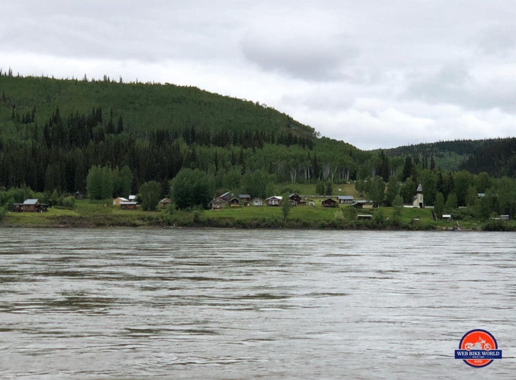 Moosehide village near Dawson City.