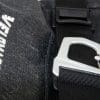 Helmet hook on the Velomacchi 40L Speedway Backpack.