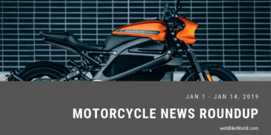 Motorcycle News Roundup - Week of Jan 14, 2019