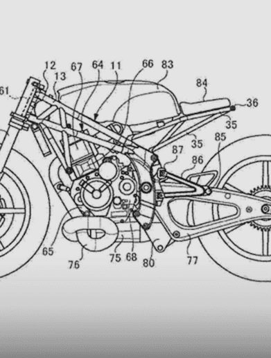 Suzuki Cafe Racer Patent