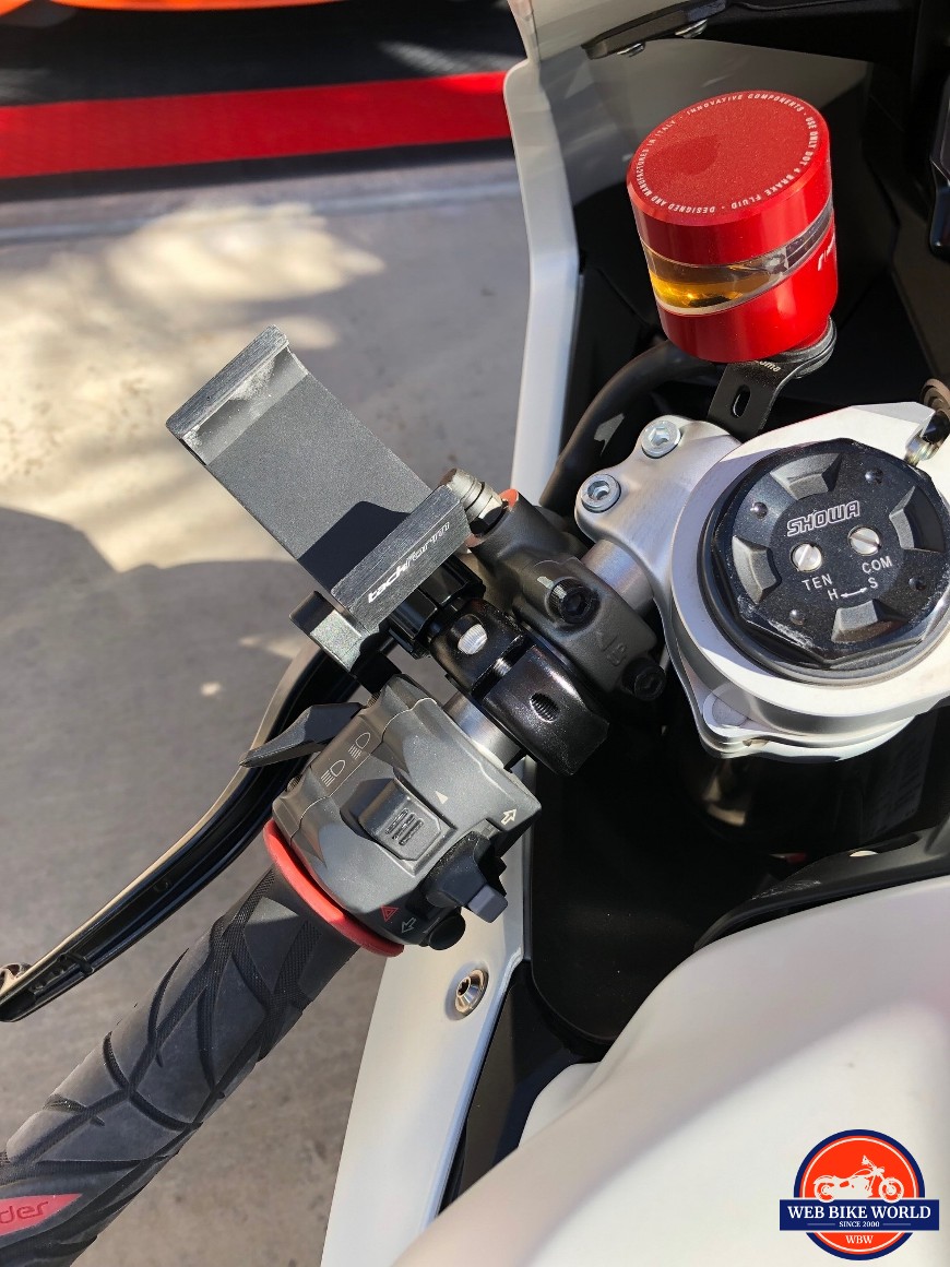 tackform motorcycle phone mount