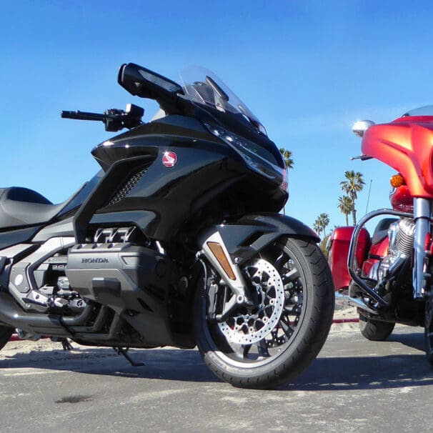 Honda Gold Wing DCT and Indian Chieftain Limited.