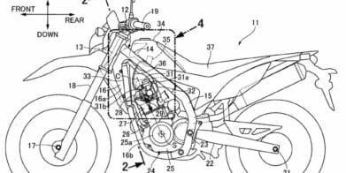 Honda CRF250 patent