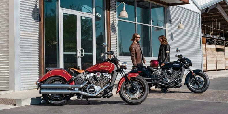 2020 Indian Scout 100th anniversary edition motorcycle