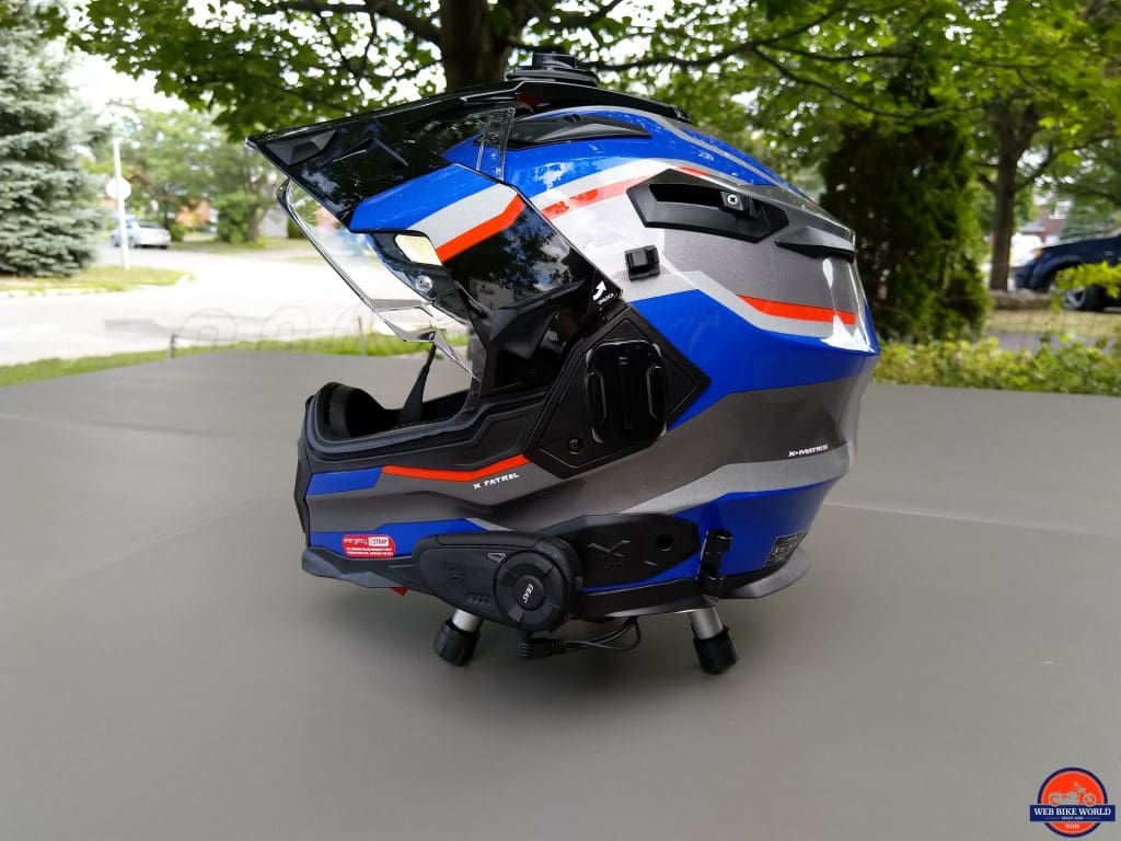 EJEAS Quick 20 Bluetooth Helmet System installed on NEXX X.WED2 Patrol Helmet
