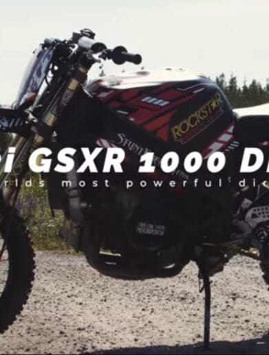 Suzuki GSX-R1000 dirt bike