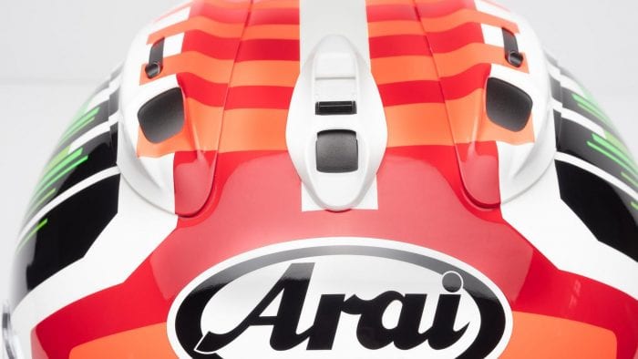 Arai Corsair-X Rea 5 Graphic Helmet rear