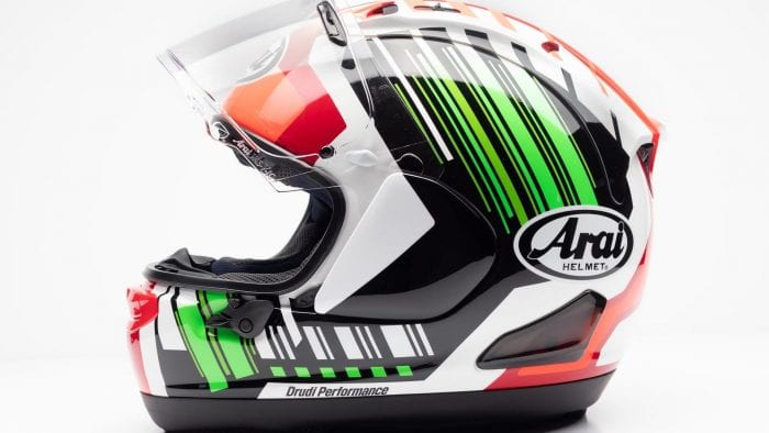 Arai Corsair-X Rea 5 Graphic Helmet profile