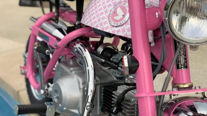 1969 Vintage Honda Z50A K1 Breast Cancer Awareness Bike