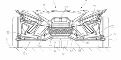 Polaris slingshot patent drawing