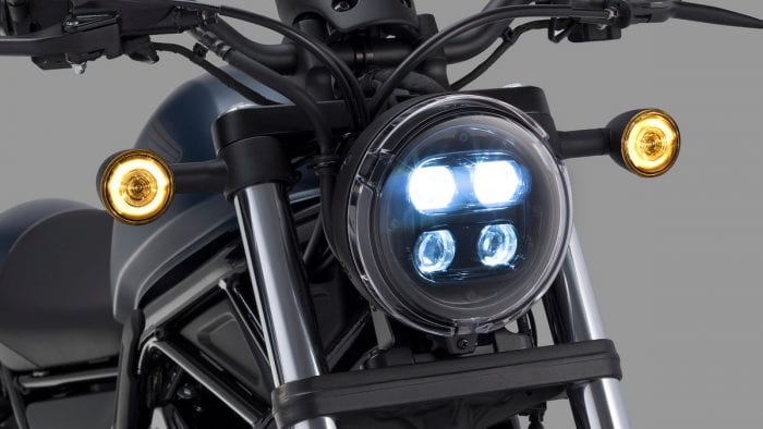 2020 Honda Rebel headlight low