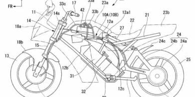 honda electric CBR patent