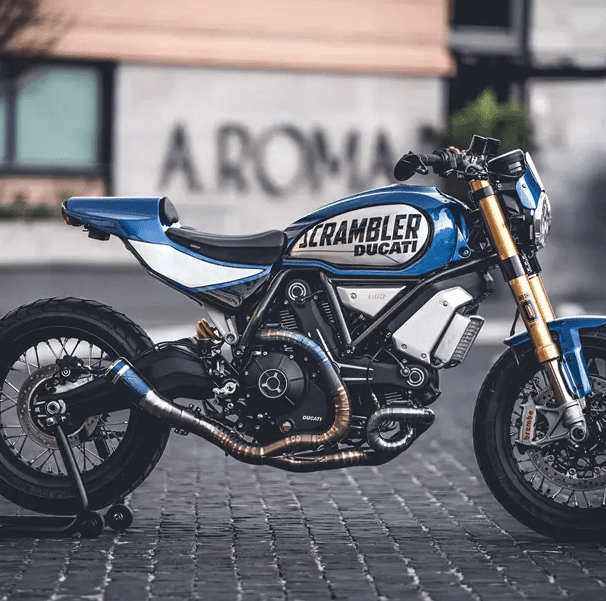 Ducati Scrambler custom rumble