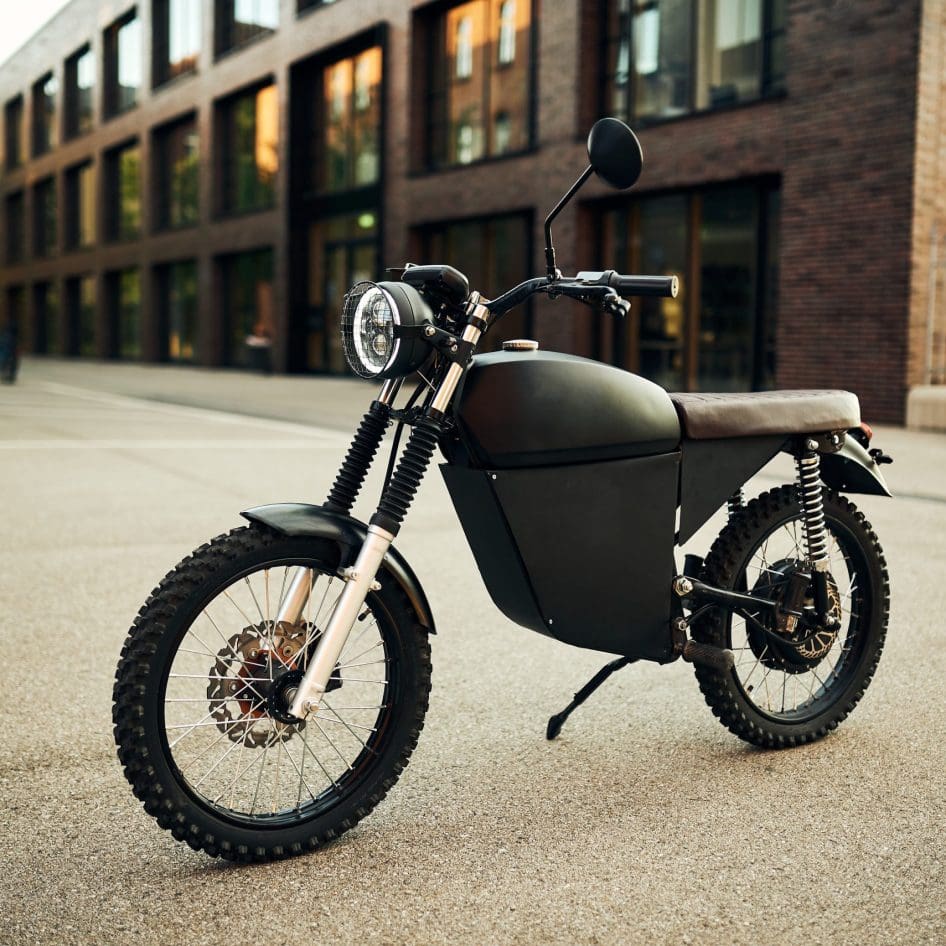 The Black Tea Moped Is a Small Electric Motorcycle - webBikeWorld