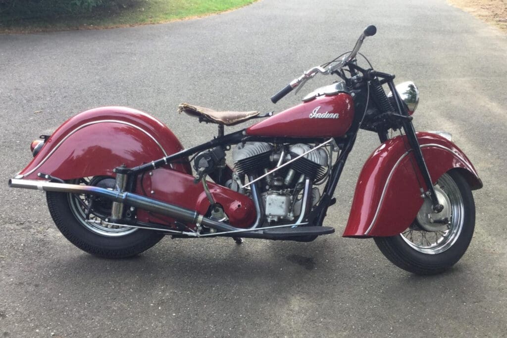 FOR SALE: Beautiful 1947 Indian Chief | webBikeWorld