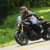 Indian FTR 1200 S with Tour Accessory Package through Great Smokey Mountain National Park