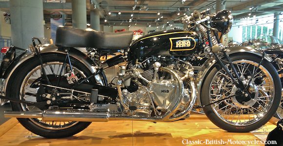 Vincent deals hrd motorcycle