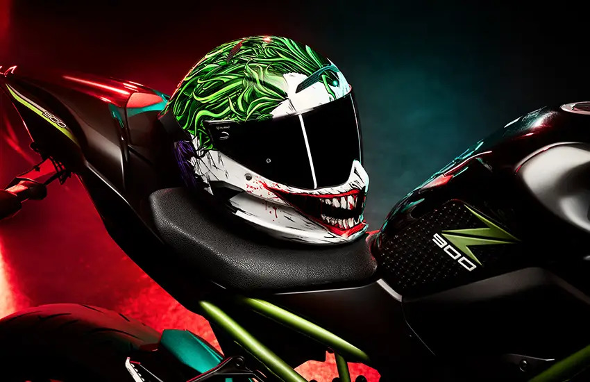 Ruroc, ATLAS 4.0 The Joker, Full Face Bluetooth Motorcycle Helmet