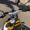 A view of the dash on the new 2021 BMW R NineT Scrambler prior to the demo ride