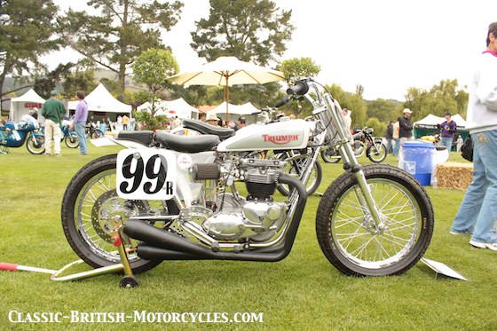 triumph flat tracker, flat trackers, quail motorcycle gathering, classic motorcycle shows