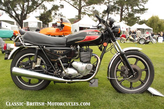 1982 Triumph TSS pictures, quail motorcycle gathering, triumph bonneville tss, classic motorcycle shows