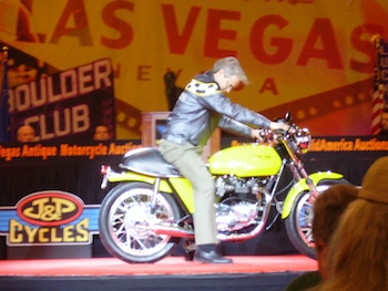 MidAmerica Auctions, Cafe Racers, Ron Christenson, Yellow Bike